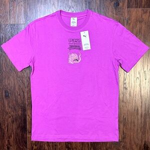 Brand New Puma X TMNT Krang Graphic Tee Shirt Wild Berry